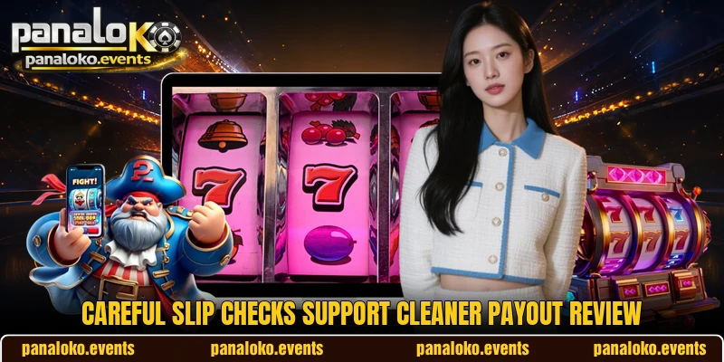Careful slip checks support cleaner payout review