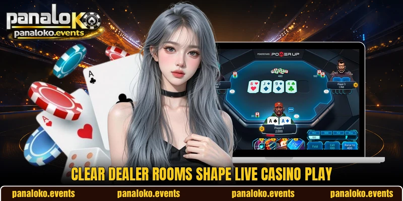 Clear dealer rooms shape live casino play