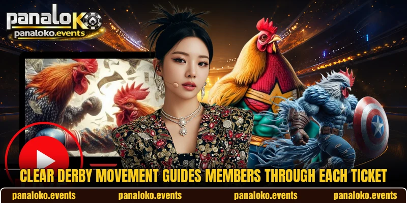 Clear derby movement guides members through each ticket