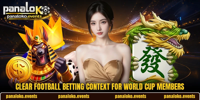 Clear football betting context for World Cup members