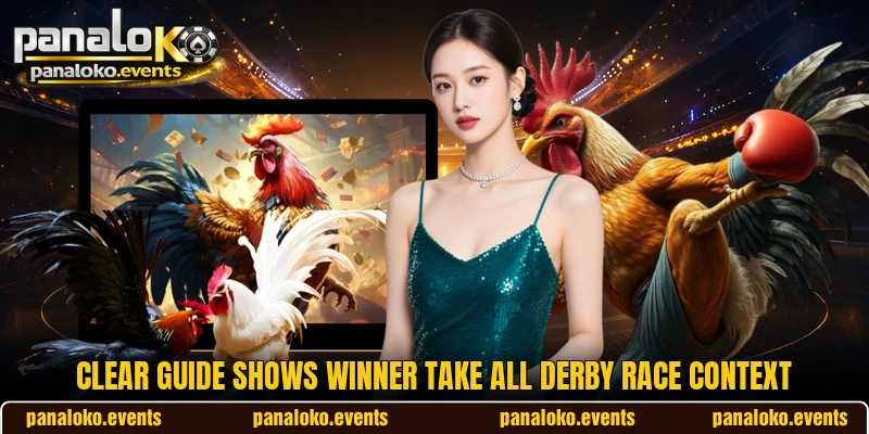 Clear guide shows Winner Take All Derby race context