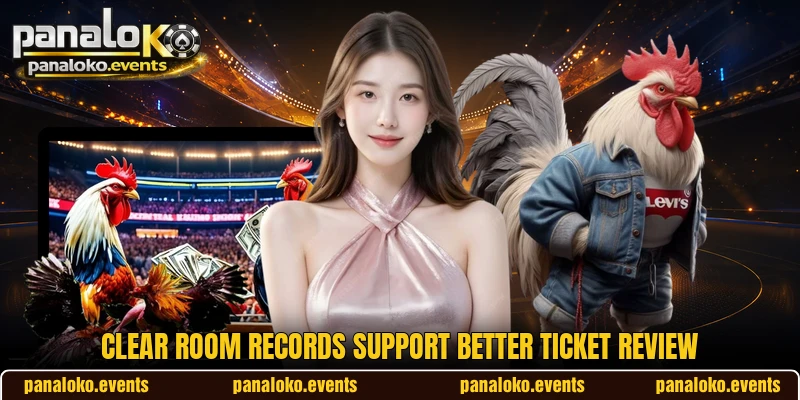 Clear room records support better ticket review