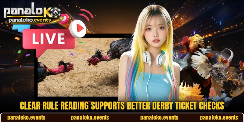 Clear rule reading supports better derby ticket checks