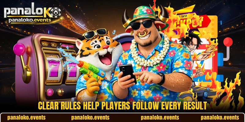 Clear rules help players follow every result