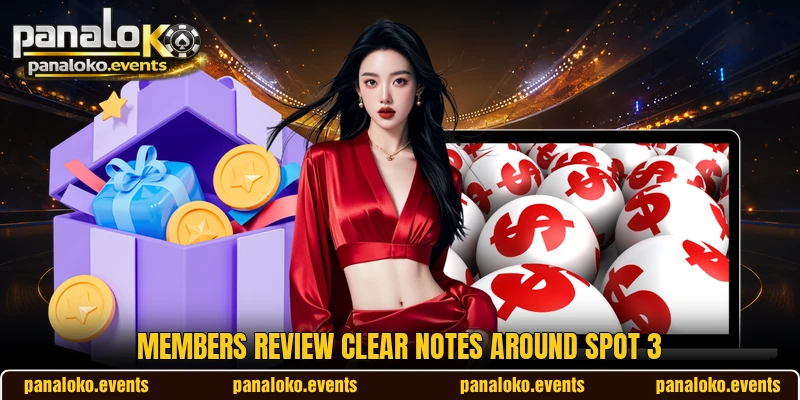 Members review clear notes around Spot 3