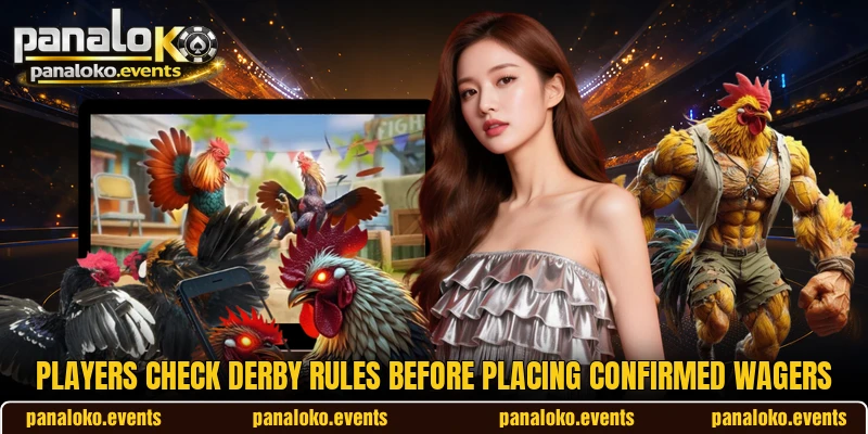 Players check derby rules before placing confirmed wagers
