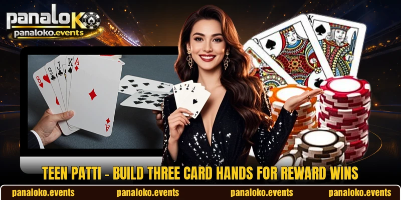 Teen Patti - Build Three Card Hands For Reward Wins